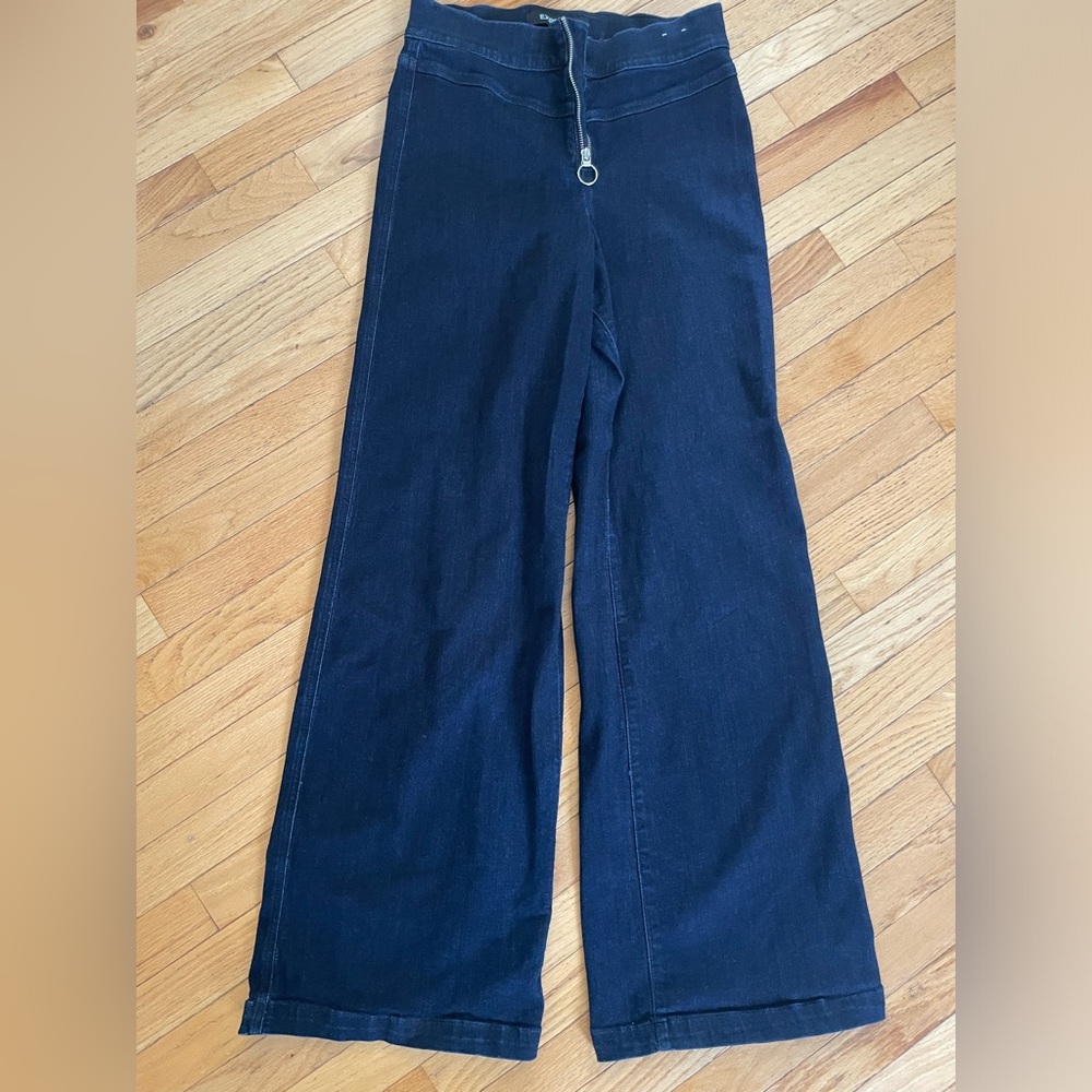 NWOT Express Super high waisted wide leg pants